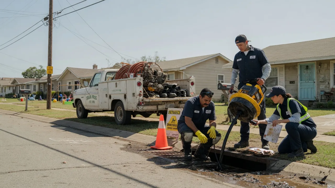 Drain Cleaning in Midfield, TX near me
